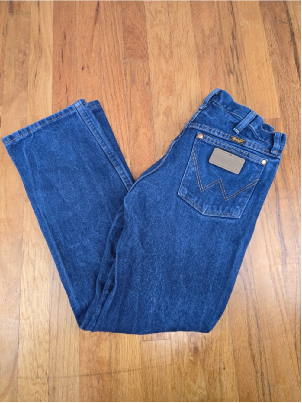 Men's Wrangler Straight Leg Jeans Blue Waist 30